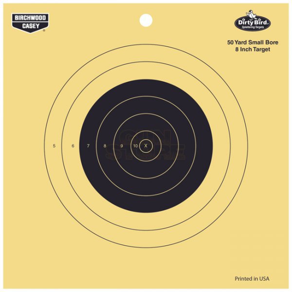 Birchwood Casey Dirty Bird 8 Inch 50 Yard Small Bore Reactive Target - 25 Targets