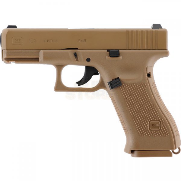 Glock 19X Co2 4.5mm BB - Tan