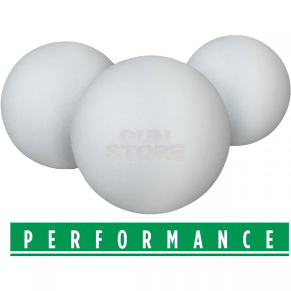 T4E .43 cal Performance QAB 43 Balls 0.88g 100rds - White