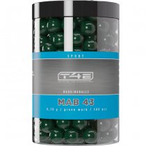 T4E .43 cal Sport MAB 43 Marking Balls 0.78g 500rds - Green