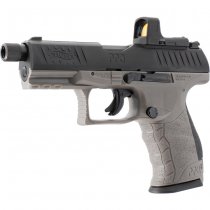 Walther PPQ M2 Q4 TAC Combo 4.6 Inch Set Blow Back Co2 4.5mm BB - Grey